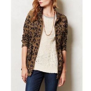 leopard print utility jacket